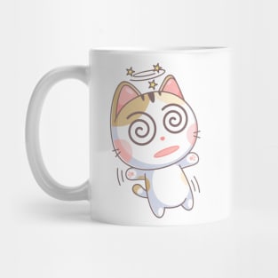 The cute cat is feeling so confused Mug